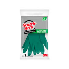 Guante Satinado Verde/CH,M,G